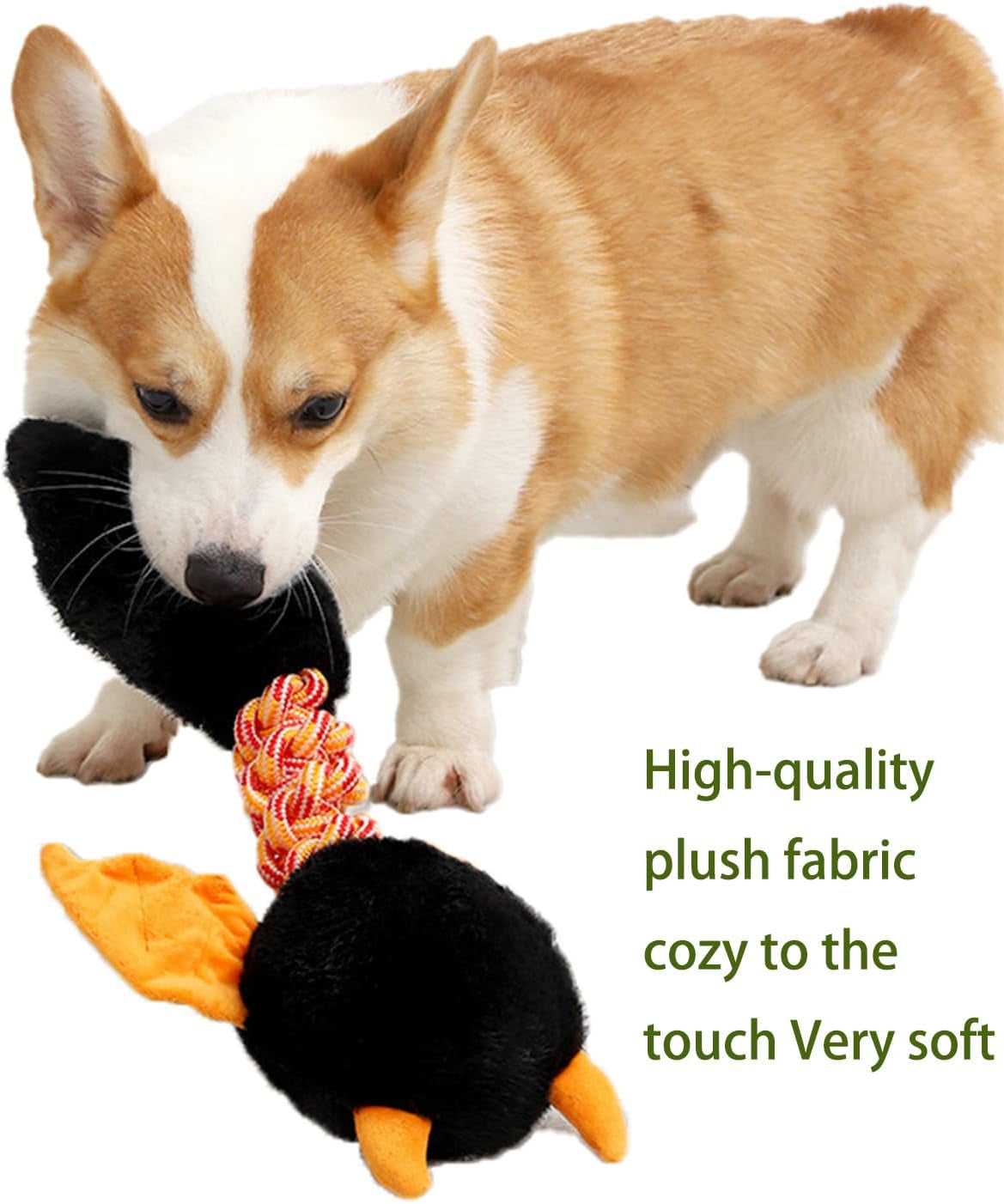 Premium Plush Squeaky Toys for Dogs and Cats - Ideal for Large and Small Breeds